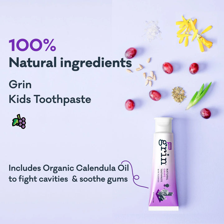 Kids Grape Toothpaste with Fluoride 70g