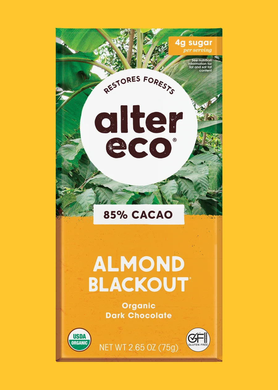 Alter Eco Almond Blackout 85% 75g