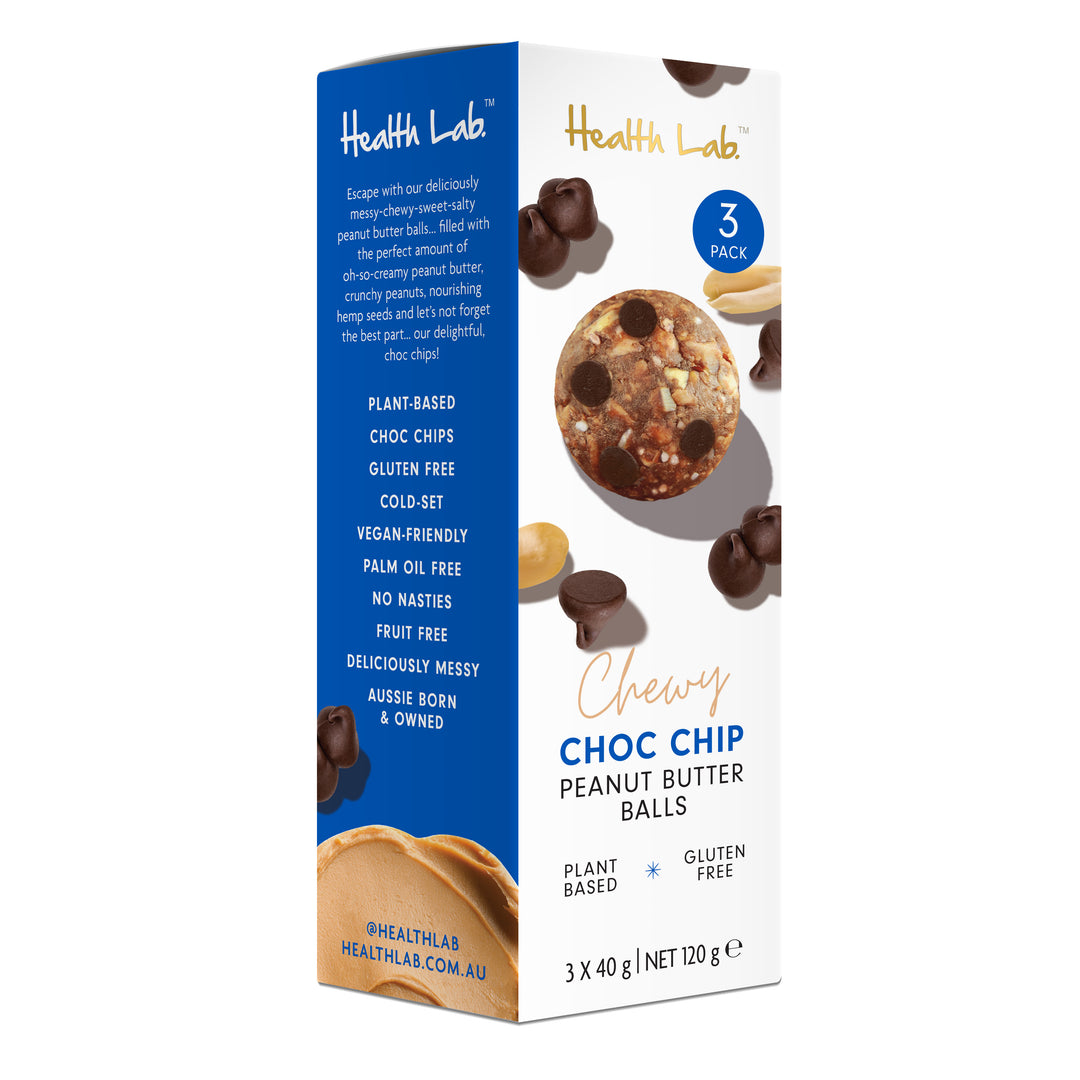 Health Lab Chewy Choc Chip PB Ball