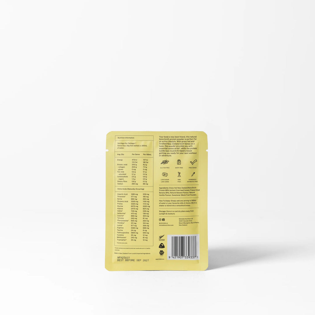 Bone Broth Protein Powder Real Banana 30g