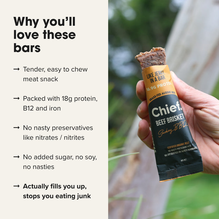 Chief Beef Bar Smokey BBQ 40g