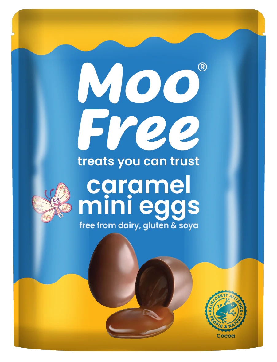 Moo Free Mini Easter Eggs Caramel 84g