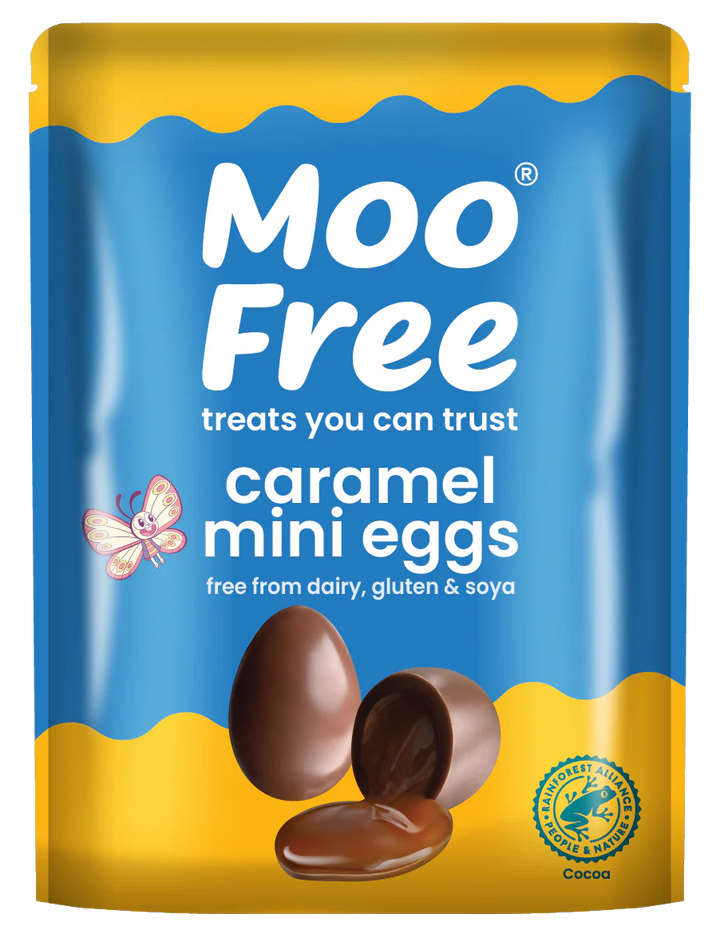 Moo Free Mini Easter Eggs Caramel 84g