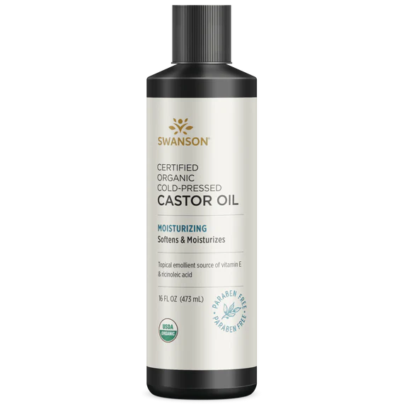 Swanson Organic Castor Oil 473ml