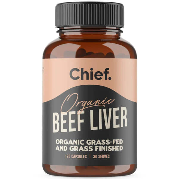 Organic Beef Liver 120 Capsules