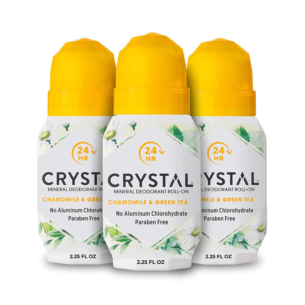 Crystal Essence Deo Chamomile & Green Tea 66ml