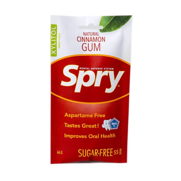 Spry Cinnamon Gum 55 Pieces