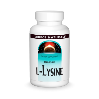 Source Naturals L-Lysine 1000mg 50 Tablets