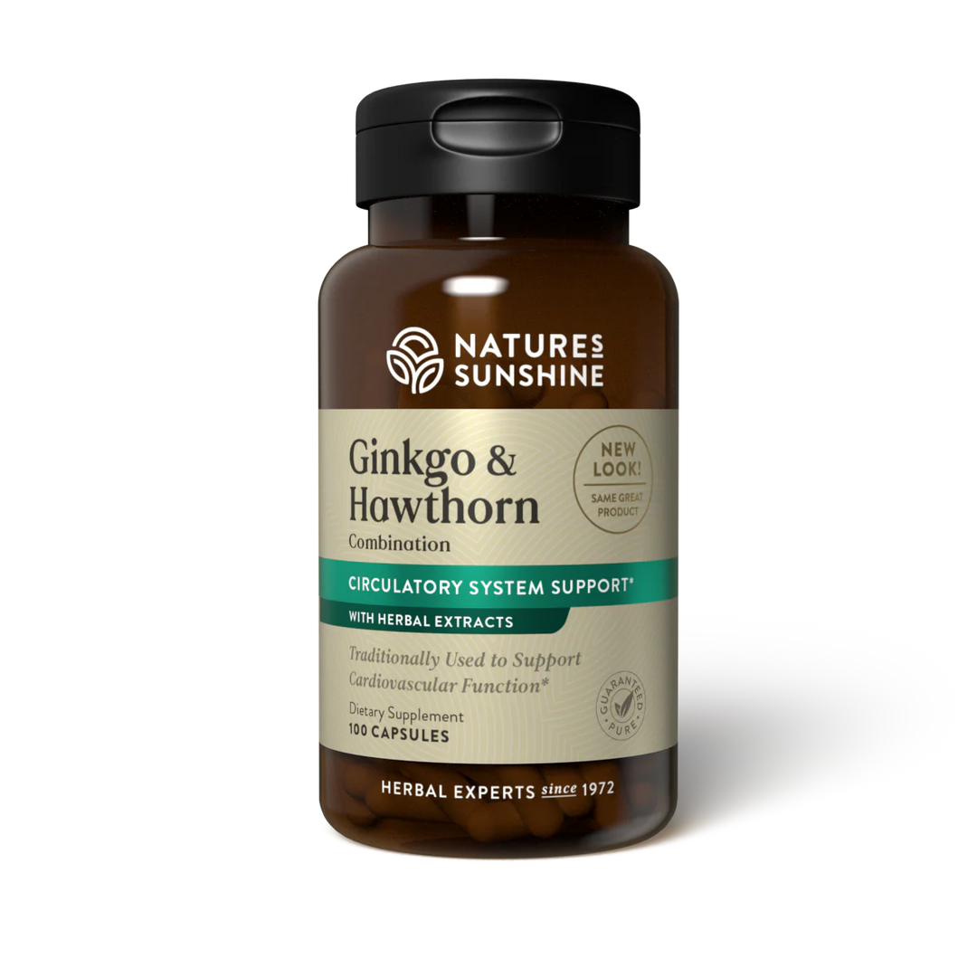 Ginkgo & Hawthorn 100 Capsules