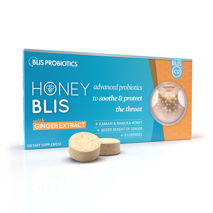 Blis Honeyblis with BLIS K12™, Ginger Extract, 8 Lozenges