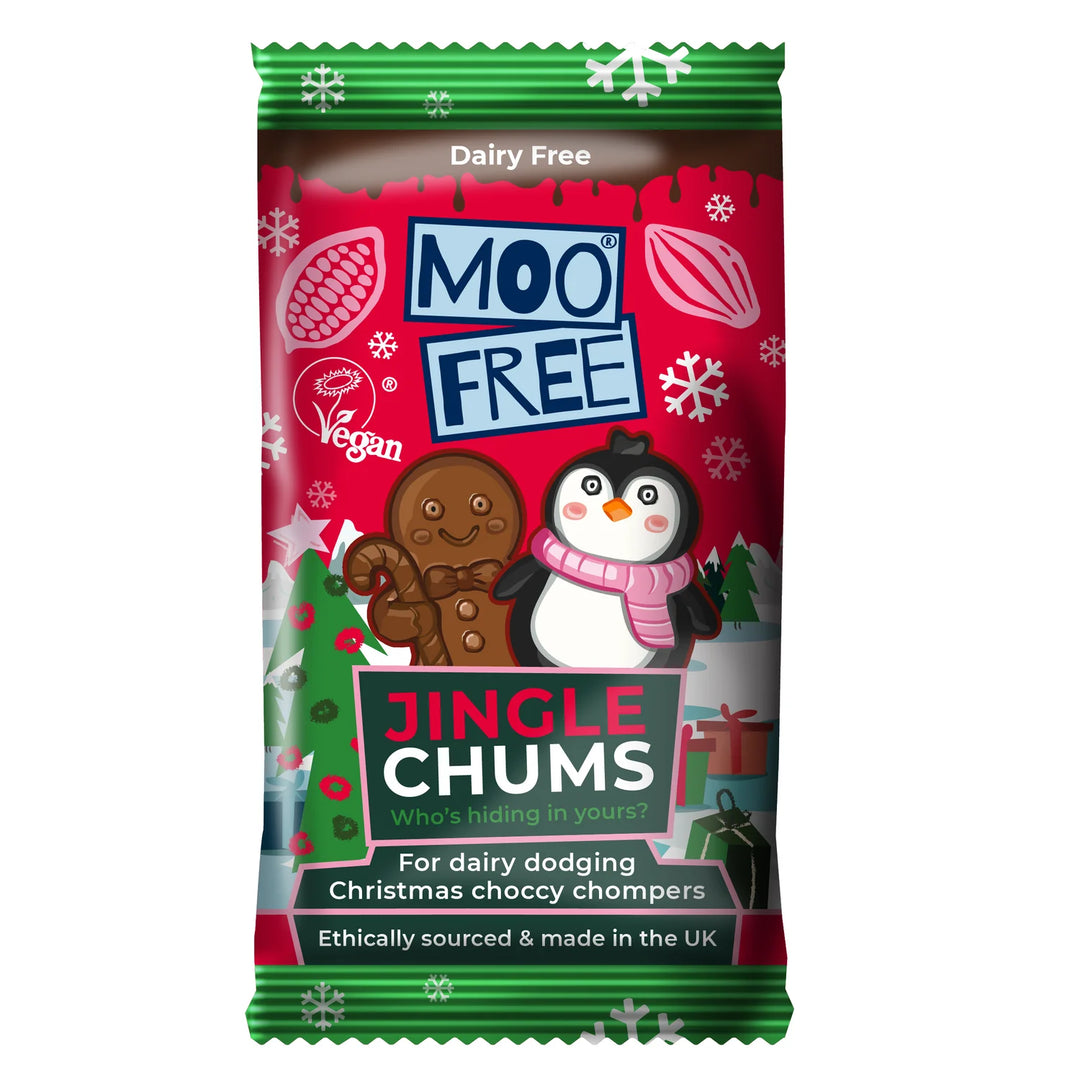 Moo Free Christmas Jingle Choccy Chums 15g