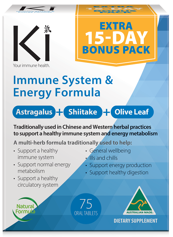 Ki Immune System+Energy Extra 15-Day Bonus Pack 75 Tabs