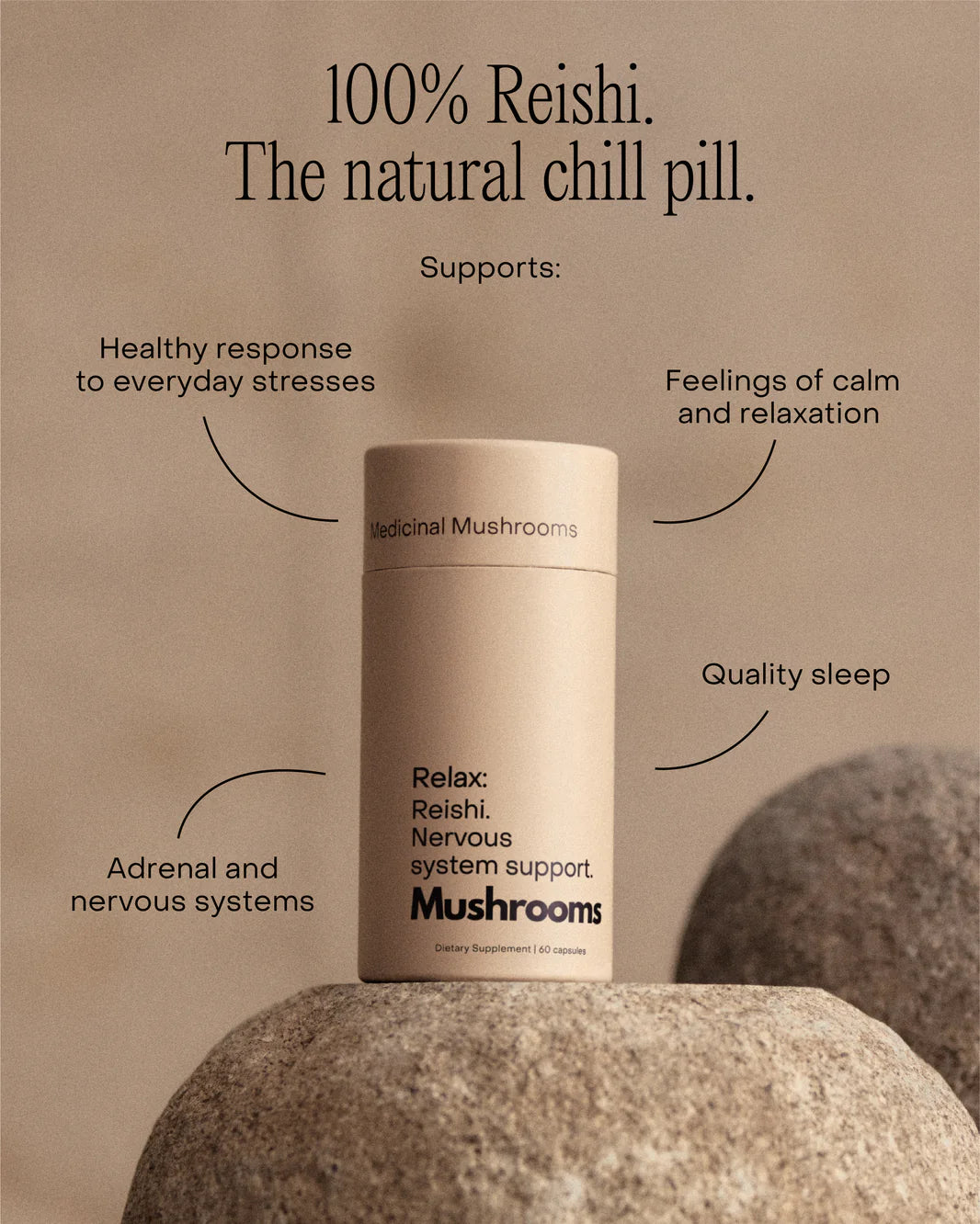 Relax: Reishi 60 Capsules
