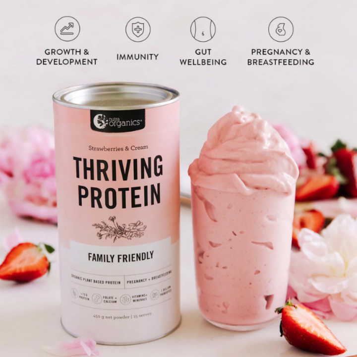 Clean Protein Strawberries + Cream 500g