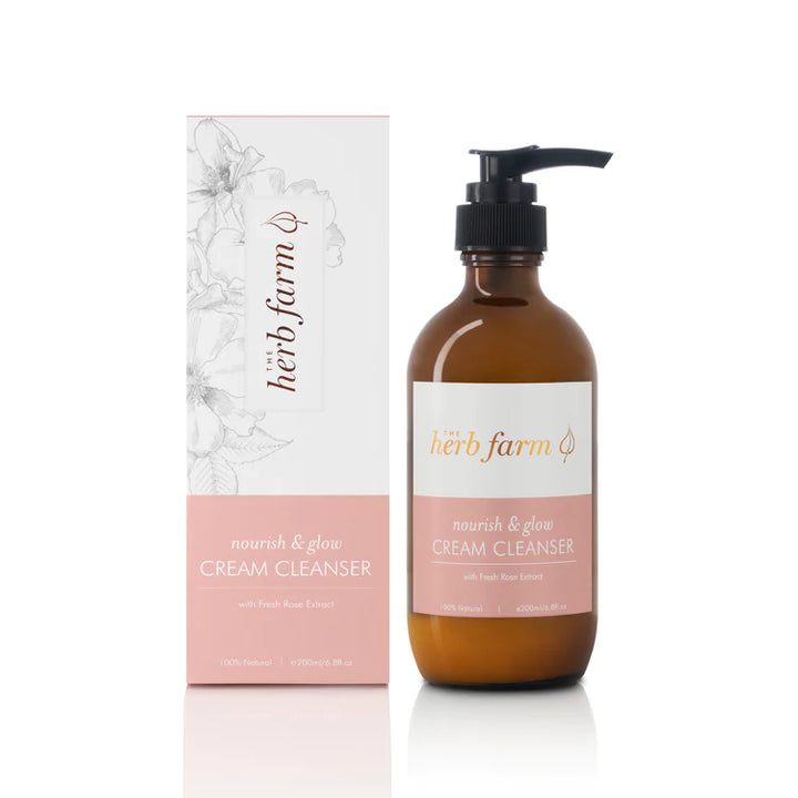Herb Farm Nourish & Glow Cream Cleanser 200ml