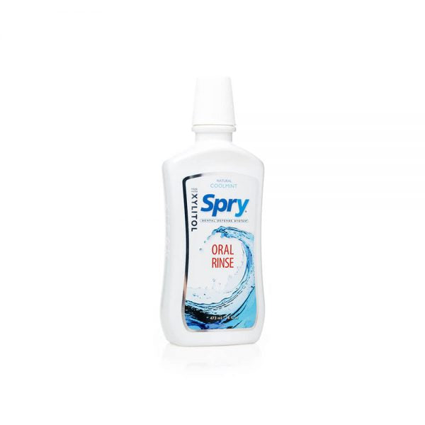 Spry Oral Rinse Cool Mint 473ml