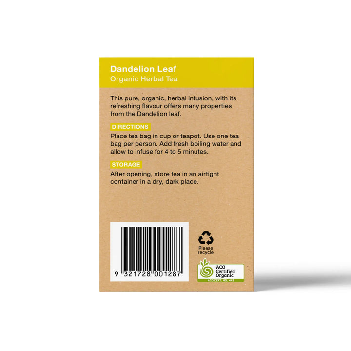 Dandelion Leaf Tea 25 Bags
