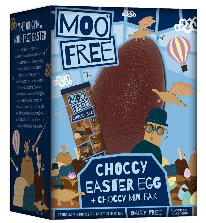 Moo Free Original Easter Egg & Choccy Bar 100g