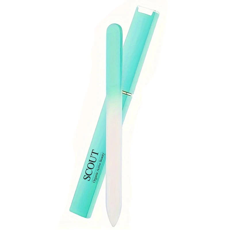 Scout Glass Nail File - Green