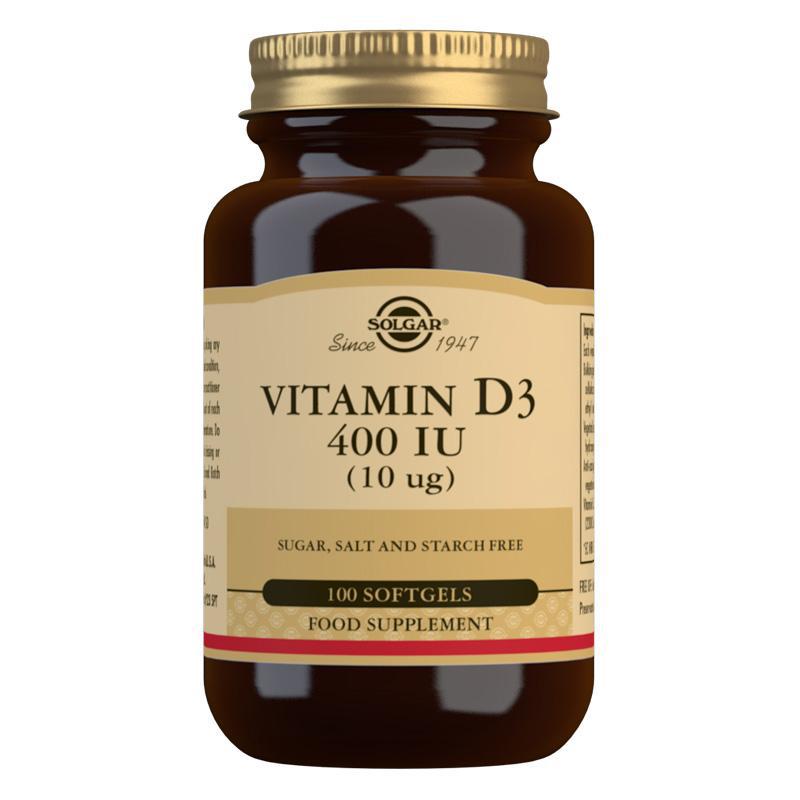 Vit D 400Iu 100 Caps (BB 8/23)