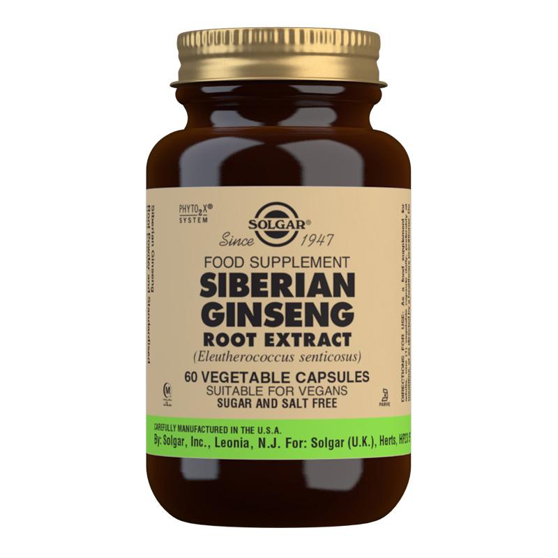 Solgar Siberian Ginseng 60 Capsules