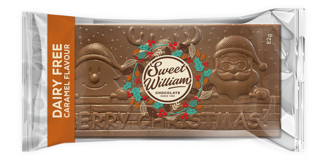 Sweet William Choc Caramel Christmas Block 82g