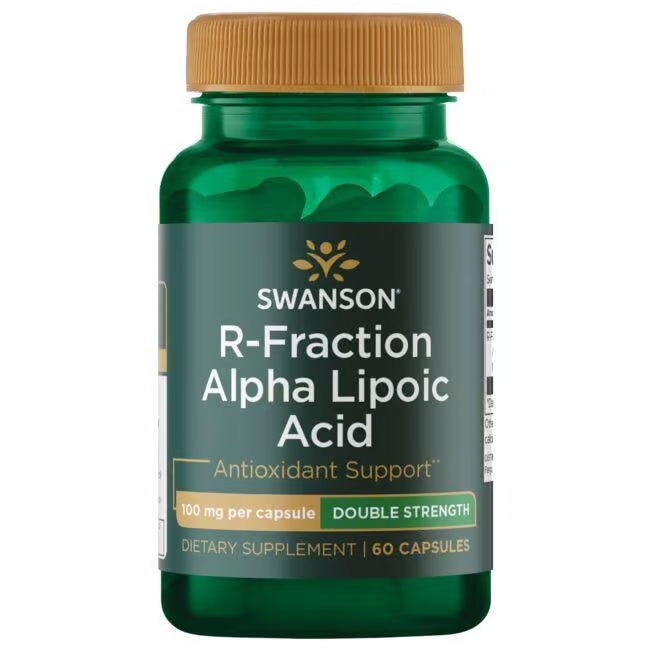 R-Fraction Alpha Lipoic Acid Double Strength 100mg 60 caps