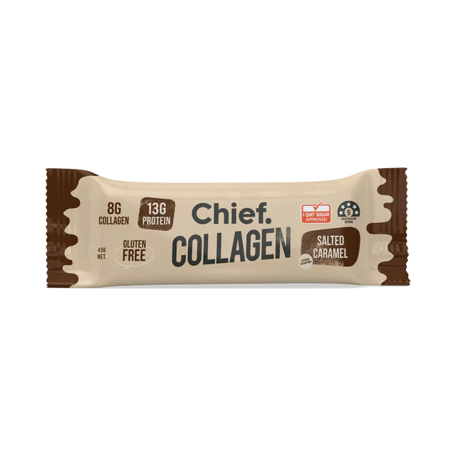 Chief Collagen Protein Bar Salted Caramel 45g