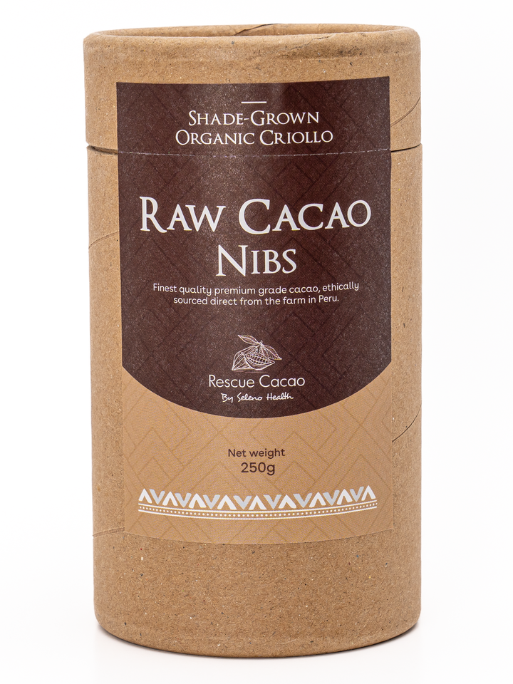 Organic Criollo Raw Cacao Nibs 250g