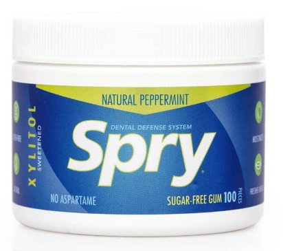 Spry Peppermint gum 100 Pieces