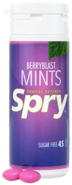 Spry Natural Berry Mints 45 Pieces