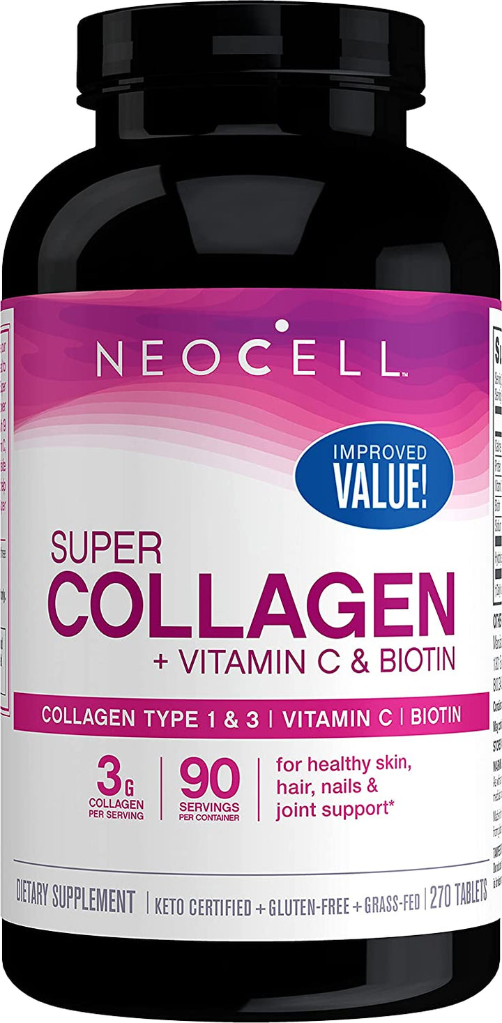 Super Collagen + Vit C & Biotin 270 Tablets