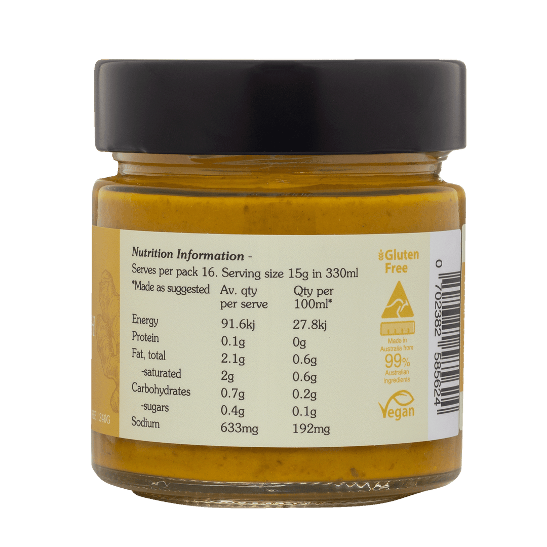 Turmeric Ginger Broth with MCT Oil 240g