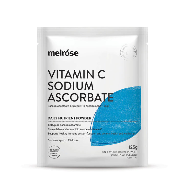 Melrose Vit C Sodium Ascorbate 125g