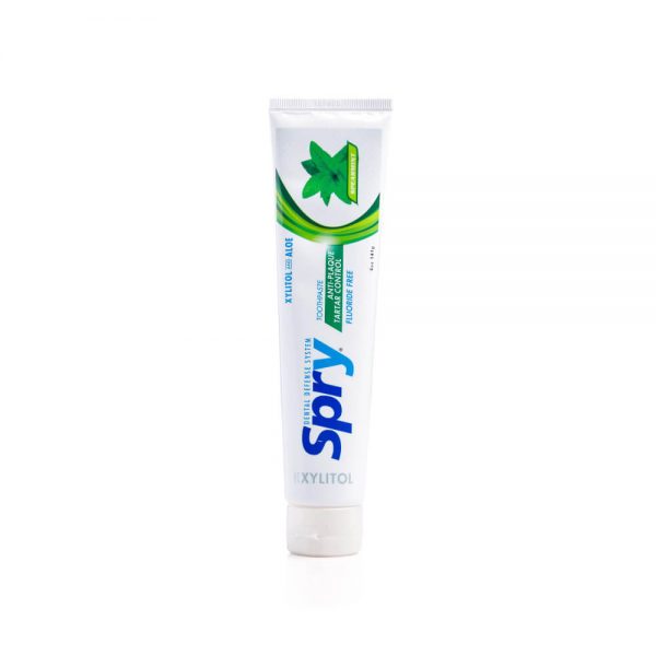 Spry Toothpaste Spearmint Tube (with fluoride)