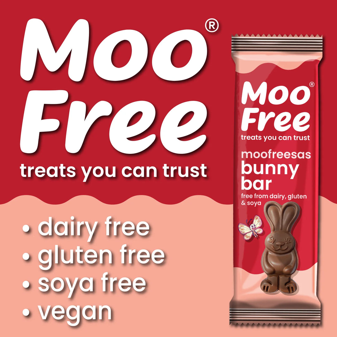 Moo Free Easter Moofreesas Bunny Bar 30g