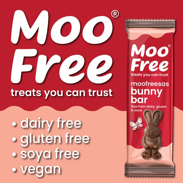 Moo Free Easter Moofreesas Bunny Bar 30g