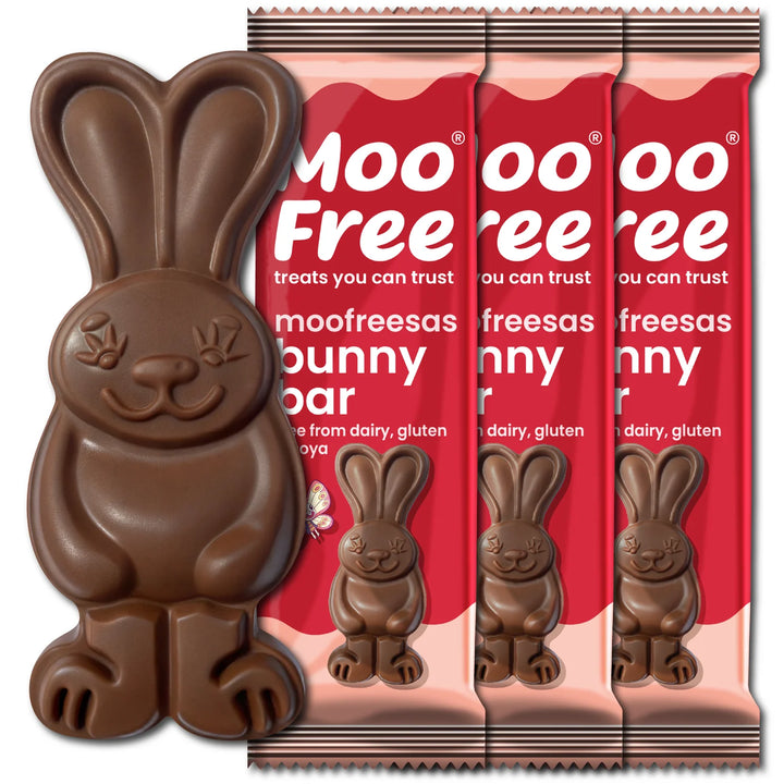 Moo Free Easter Moofreesas Bunny Bar 30g