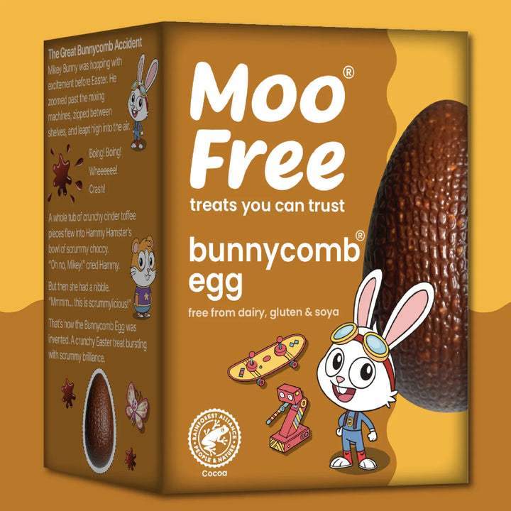 Moo Free Easter Egg Bunnycomb 85g