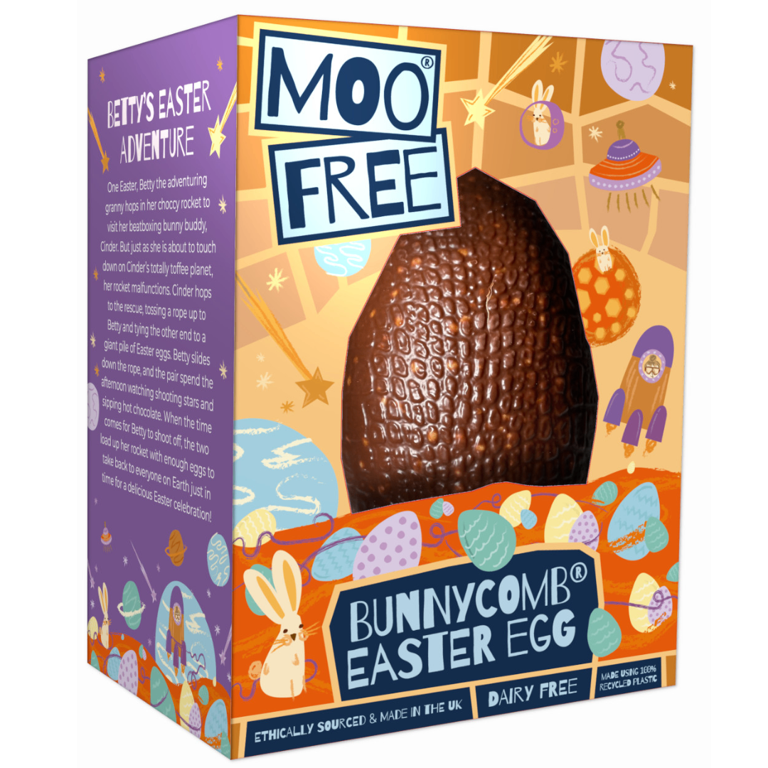 Moo Free Easter Egg Bunnycomb 85g