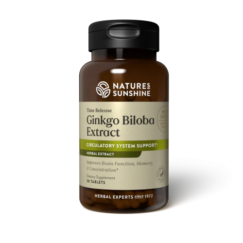 Ginkgo Biloba Extract 30 Tablets