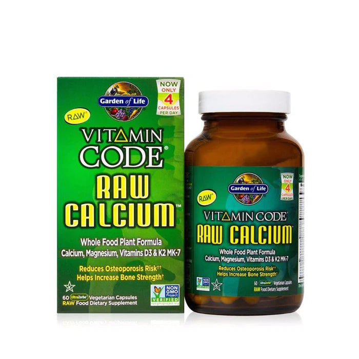 Vitamin Code Raw Calcium 120 Capsules