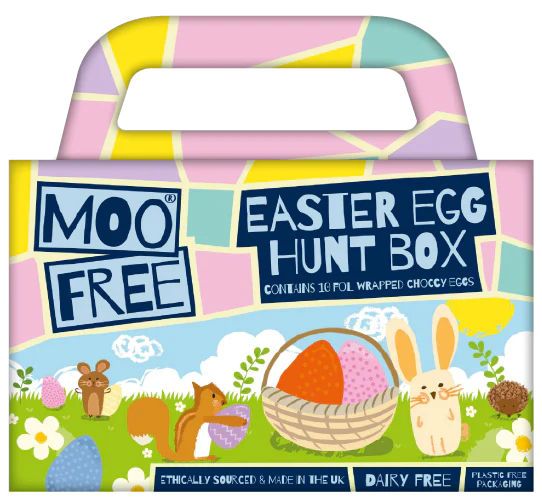 Moo Free Easter Eggs Egg Hunt Box 150g