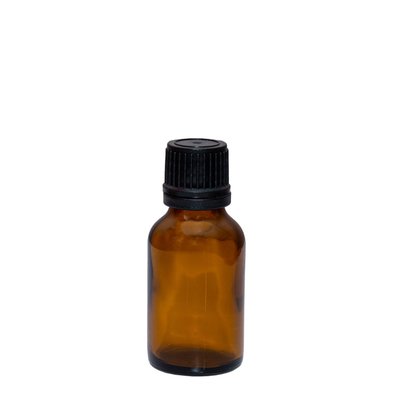 Amber Drip Bottle with Fast Drip Lid 25ml