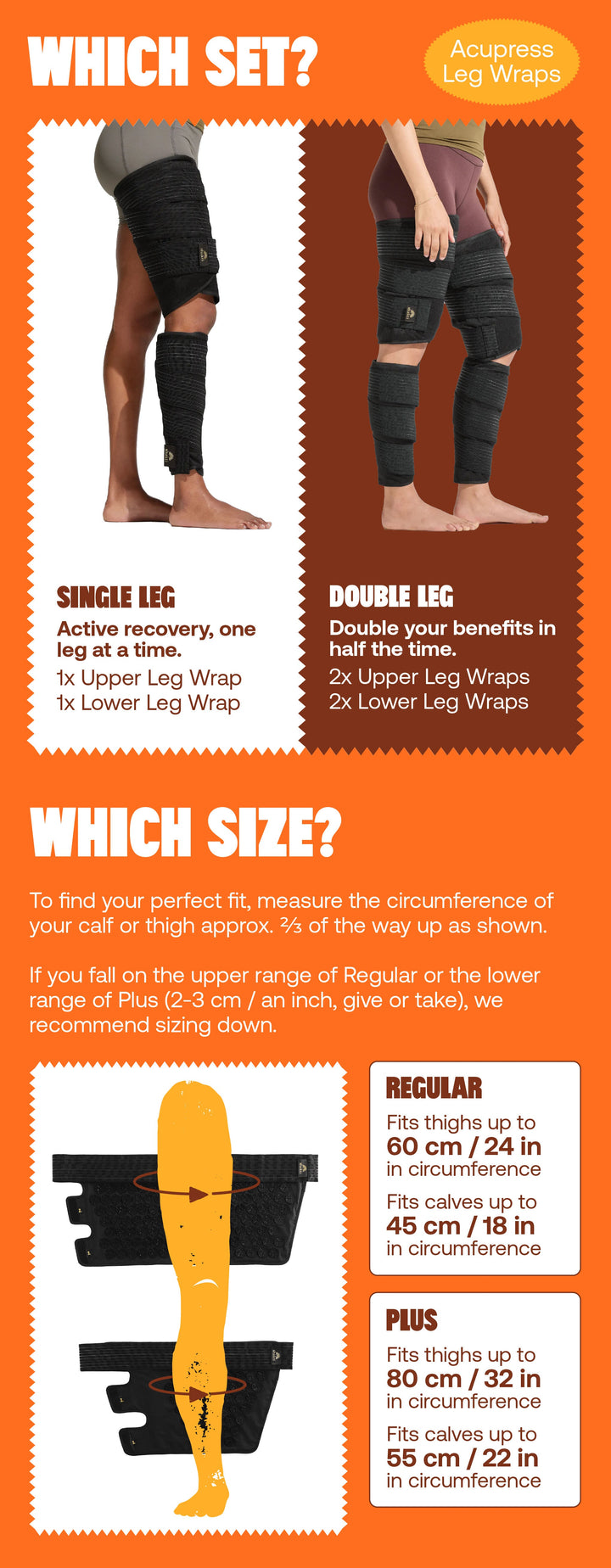 Shakti Acupress Leg Wraps