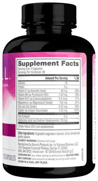 Marine Collagen 120 Capsules (Exp 5/24)