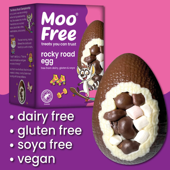 Moo Free Rocky Road Easter Egg 85g