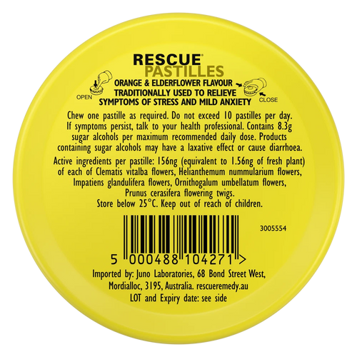 Rescue Remedy Pastilles Elderflower