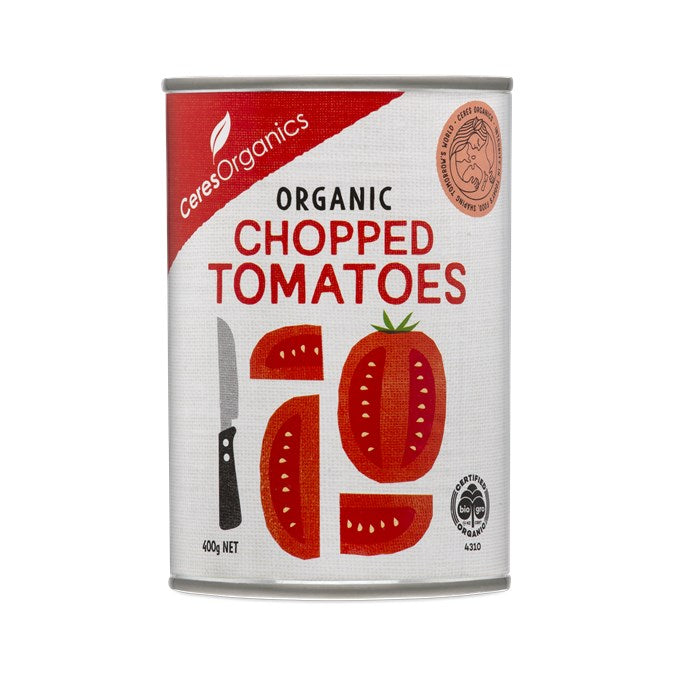 Tomatoes Chopped Org Nas 400g (BB 7/23)