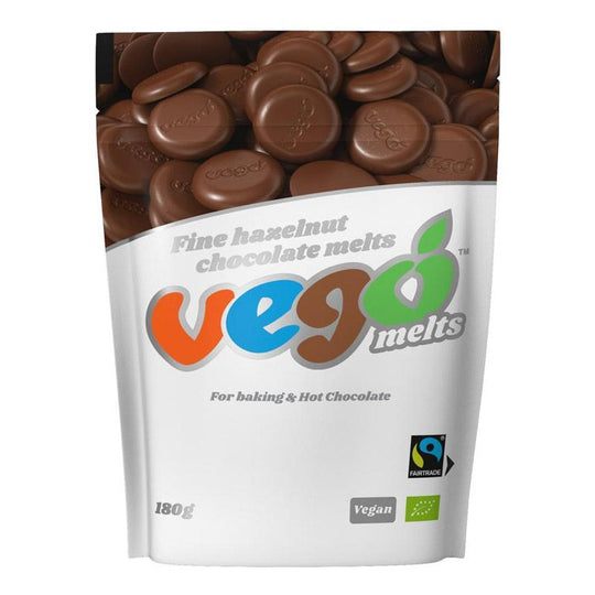 Hazelnut Chocolate Melts Choc Button 180g – Plum Organics Papamoa